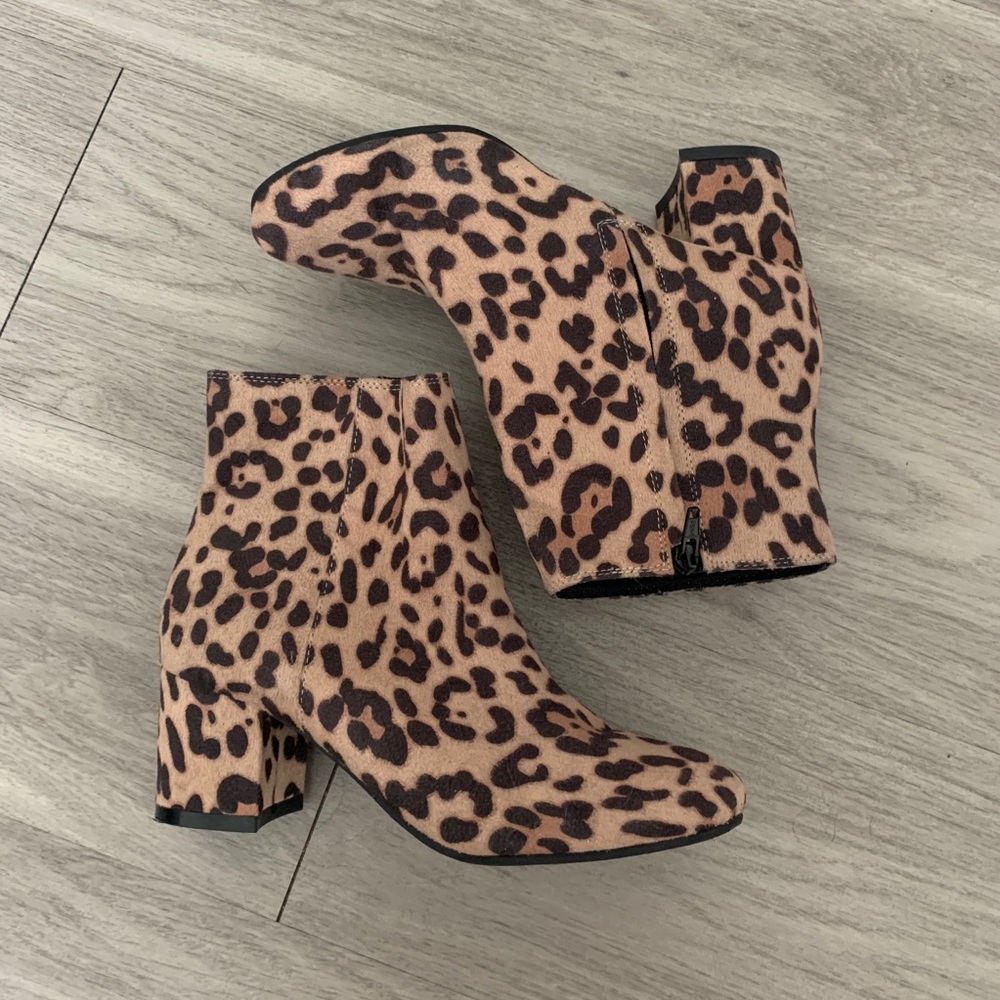 Cheetah booties